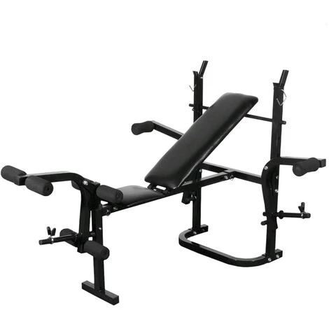 Nova Panca Multifunzione Con Bilanciere E Set Di Manubri 60,5 Kg Schienale Regolabile 2 Nova Panca Multifunzione Con Bilanciere E Set Di Manubri 60,5 Kg Schienale Regolabile - immagine 2