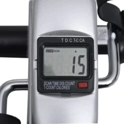 Nova Mini Cyclette Fitness Con Volano In Plastica Argento Display LCD -Armonia Casa 94025741 4