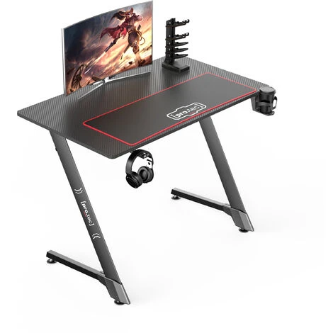 Nova Scrivania Da Gaming Con Tappetino Per Mouse E Porta Accessori Varie Misure Colore : 100 X 60 X 75 Cm 2 Nova Scrivania Da Gaming Con Tappetino Per Mouse E Porta Accessori Varie Misure Colore : 100 X 60 X 75 Cm - immagine 2