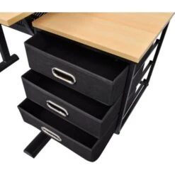 Tavolo Da Disegno Inclinabile Con 3 Cassetti E Sgabello VidaXL -Armonia Casa 946955 5