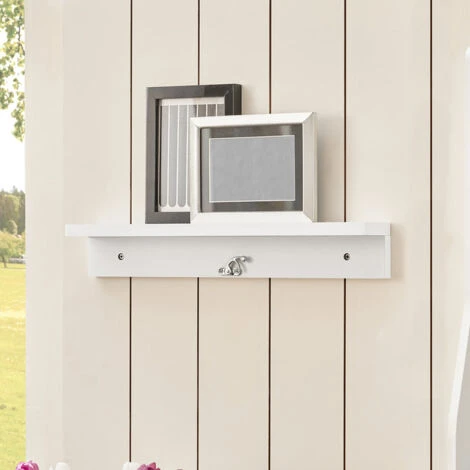 SoBuy Tavolo A Muro Tavolo Pieghevole Tavolo Cucina Bianco Con Lavagna Fwt20-W 4 SoBuy Tavolo A Muro Tavolo Pieghevole Tavolo Cucina Bianco Con Lavagna Fwt20-W - immagine 4