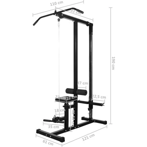 Panca Multifunzione Home-Fitness Senza Pesi Palestra In Casa VidaXL 3 Panca Multifunzione Home-Fitness Senza Pesi Palestra In Casa VidaXL - immagine 3