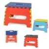 Trade Shop - Sgabello Sedia Plastica Colorato Richiudibile Pieghevole Campeggio 25x20x19