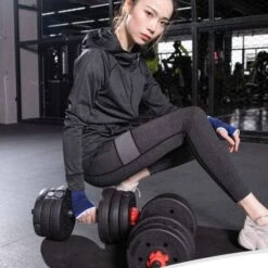 Trade Shop - Coppia Dischi Dummbell Pesi Disco Per Bilanciere Manubri Da 2,5kg Bodybuilding -Armonia Casa 95098043 3