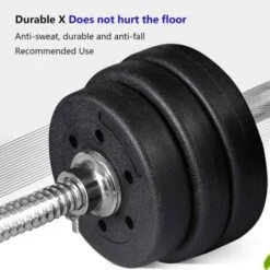 Trade Shop - Coppia Dischi Dummbell Pesi Disco Per Bilanciere Manubri Da 1 Kg Bodybuilding -Armonia Casa 95101597 4