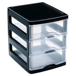 Trade Shop - Cassettiera Turia In Plastica 3 Cassetti 13.5x17x17cm In Vari Colori 11224g9 7 Trade Shop - Cassettiera Turia In Plastica 3 Cassetti 13.5x17x17cm In Vari Colori 11224g9 -Armonia Casa 95109805 4