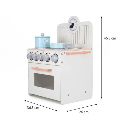 Cucina Giocattolo Montessori Con Forno Robincool Little Chef 36x26x46,5 Cm In Legno Ecologico Con Orologio E Accessori 4 Cucina Giocattolo Montessori Con Forno Robincool Little Chef 36x26x46,5 Cm In Legno Ecologico Con Orologio E Accessori - immagine 4