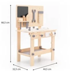 Banco Da Lavoro Giocattolo Montessori Robincool Workstation 44,5x32,5x66,5 Cm In Legno Eco Accessori Inclusi 8 Banco Da Lavoro Giocattolo Montessori Robincool Workstation 44,5x32,5x66,5 Cm In Legno Eco Accessori Inclusi -Armonia Casa 95204809 4