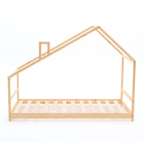 Letto Per Bambini Montessori In Legno Ecologico Robincool Sweet Dreams 198x95x150 Cm Per Materasso Di 190x90 Cm Ghirlanda LED 1 Letto Per Bambini Montessori In Legno Ecologico Robincool Sweet Dreams 198x95x150 Cm Per Materasso Di 190x90 Cm Ghirlanda LED