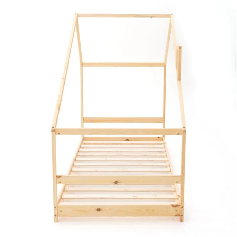 Letto Per Bambini Montessori In Legno Ecologico Robincool Sweet Dreams 198x95x150 Cm Per Materasso Di 190x90 Cm Ghirlanda LED 5 Letto Per Bambini Montessori In Legno Ecologico Robincool Sweet Dreams 198x95x150 Cm Per Materasso Di 190x90 Cm Ghirlanda LED - immagine 5