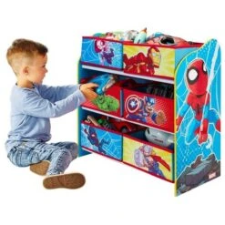 Scaffale Portagiochi Marvel Super Heroes Spiderman Avengers -Armonia Casa 95493638 4