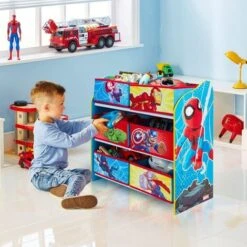 Scaffale Portagiochi Marvel Super Heroes Spiderman Avengers -Armonia Casa 95493638 5