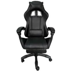 Sedia Poltrona Gaming Scrivania Ufficio Casa Reclinabile Con Poggiapiedi Nero 7 Sedia Poltrona Gaming Scrivania Ufficio Casa Reclinabile Con Poggiapiedi Nero -Armonia Casa 95529409 3