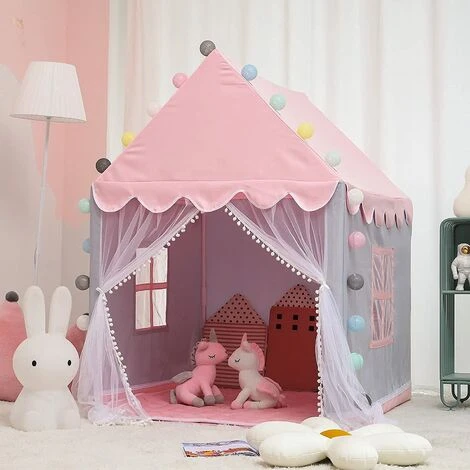 Princess Play Tent Large Pink Princess Castle Tenda Interna Regalo Con Borsa Per Il Trasporto 1 Princess Play Tent Large Pink Princess Castle Tenda Interna Regalo Con Borsa Per Il Trasporto