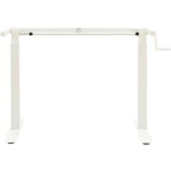 Nova Telaio Scrivania Altezza Regolabile Manuale A Manovella Disponibili Vari Colori Colore : Bianco -Armonia Casa 95672180 3