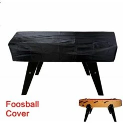 Biliardino Rettangolare 420D Oxford Impermeabile Antipolvere Copertura Tavolo Sedia Da Biliardo - Nero (163 X 115 X 48 Cm) -Armonia Casa 95763585 3