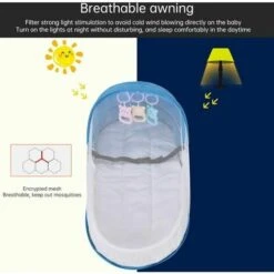 Culla Pieghevole GrigiaLettino Da Viaggio Per Bambini Con Zanzariera Baldacchino Con Zanzariera Lettino Da Viaggio Bionico Cotone Traspirante Nido Coccolone Repellente Per Zanzare Culla Portatile Per 9 Culla Pieghevole GrigiaLettino Da Viaggio Per Bambini Con Zanzariera Baldacchino Con Zanzariera Lettino Da Viaggio Bionico Cotone Traspirante Nido Coccolone Repellente Per Zanzare Culla Portatile Per -Armonia Casa 95769528 5