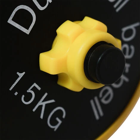 Set Manubri Da 25kg (4x2.5kg+4x2kg+4x1.5kg) Bilanciere Pesi Fitness Allenamento 4 Set Manubri Da 25kg (4x2.5kg+4x2kg+4x1.5kg) Bilanciere Pesi Fitness Allenamento - immagine 4