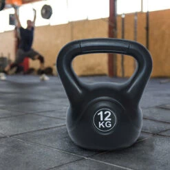 Kettlebell 12Kg In PVC Con Cemento Manico Antiscivolo Peso Per Fitness Palestra -Armonia Casa 95796194 5