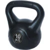 Kettlebell 10Kg In PVC Con Cemento Manico Antiscivolo Peso Per Fitness Palestra