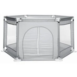 Barriera Per Box Per Bambini A 6 Pannelli Centro Attività Per Bambini Grigio -Armonia Casa 95908193 3