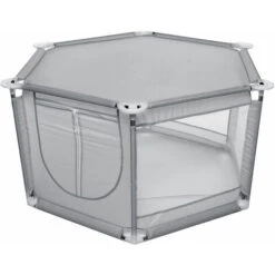 Barriera Per Box Per Bambini A 6 Pannelli Centro Attività Per Bambini Grigio -Armonia Casa 95908193 4