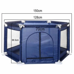 Barriera Per Box Per Bambini A 6 Pannelli Centro Attività Per Bambini Grigio -Armonia Casa 95908193 5