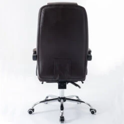 Sedia Presidenziale Da Ufficio Marrone Poltrona Scrivania Girevole E Poggiapiedi 9 Sedia Presidenziale Da Ufficio Marrone Poltrona Scrivania Girevole E Poggiapiedi -Armonia Casa 95956112 5