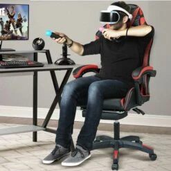 Sedia Poltrona Gaming Scrivania Ufficio Casa Reclinabile Girevol Con Poggiapiedi 9 Sedia Poltrona Gaming Scrivania Ufficio Casa Reclinabile Girevol Con Poggiapiedi -Armonia Casa 95963832 5