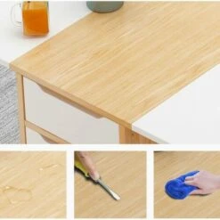 Tavolo Pranzo Scrivania Con 2 Cassetti Richiudibile Allungabile Scomparsa Bianco -Armonia Casa 95963836 5