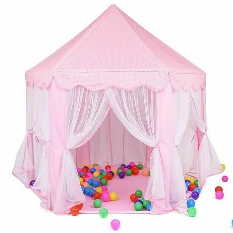 Tenda Da Gioco Per Bambini, Tenda Da Gioco, Con Rete, Tenda Da Castello Principessa Per Interni Ed Esterni, Per Un Massimo Di 3 Bambini, Φ140 Cm, Rosa, 1 Tenda Da Gioco Per Bambini, Tenda Da Gioco, Con Rete, Tenda Da Castello Principessa Per Interni Ed Esterni, Per Un Massimo Di 3 Bambini, Φ140 Cm, Rosa,
