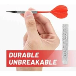 12 Freccette Con Punta Morbida, Freccette A Barra, Set Di Freccette Con Punta In Plastica, Attacca 100 Punte Di Ricambio Extra Nere -Armonia Casa 96227907 4