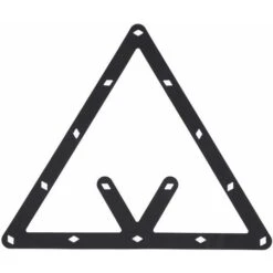 LITZEE Accessori Biliardo, 6 Pezzi Porta Biliardo Porta Biliardo Nero Porta Palline Triangolare Porta Palle Posizionamento Tavolo Da Biliardo -Armonia Casa 96300372 2