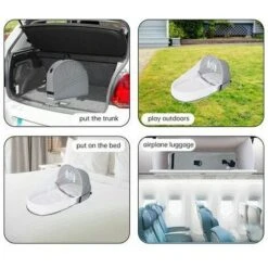 Lettino Da Viaggio Per Bambini Con Baldacchino In Zanzariera, Lettino Pieghevole Per Culla Con Zanzariera Lettino Da Viaggio Bionico Cotone Traspirante Nido Coccolone Repellente Per Zanzare Culla Port 7 Lettino Da Viaggio Per Bambini Con Baldacchino In Zanzariera, Lettino Pieghevole Per Culla Con Zanzariera Lettino Da Viaggio Bionico Cotone Traspirante Nido Coccolone Repellente Per Zanzare Culla Port -Armonia Casa 96332461 3