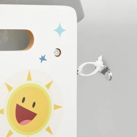 Songmics Scaffale Per Giocattoli, Mobile Cameretta A 4 Ripiani Con 16 Contenitori Rimovibili In Plastica, Organizzatore Giochi Per Bambini, Stanza Dei Giochi, Bianco, Azzurro E Grigio , 4 Songmics Scaffale Per Giocattoli, Mobile Cameretta A 4 Ripiani Con 16 Contenitori Rimovibili In Plastica, Organizzatore Giochi Per Bambini, Stanza Dei Giochi, Bianco, Azzurro E Grigio , - immagine 4