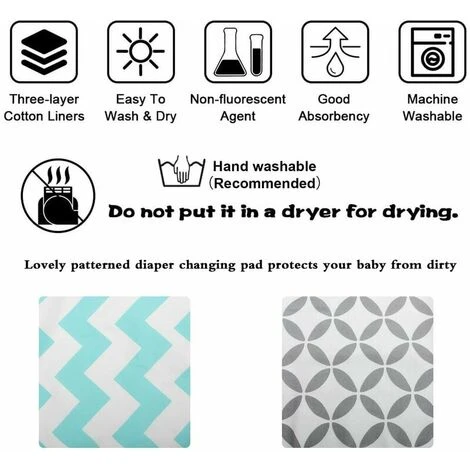 Fasciatoio, 2 Pezzi, Fasciatoio Portatile, Fasciatoio, Fasciatoio, Fasciatoio Impermeabile, Adatto Per Neonati, Casa, Viaggi 5 Fasciatoio, 2 Pezzi, Fasciatoio Portatile, Fasciatoio, Fasciatoio, Fasciatoio Impermeabile, Adatto Per Neonati, Casa, Viaggi - immagine 5