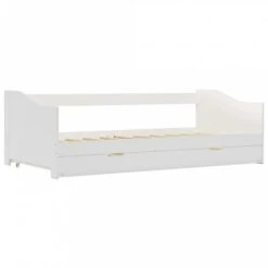 Divano Letto A Scomparsa In Legno Di Pino Bianco 90x200 Cm -Armonia Casa 97210076 3