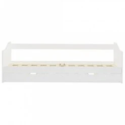 Divano Letto A Scomparsa In Legno Di Pino Bianco 90x200 Cm -Armonia Casa 97210076 4