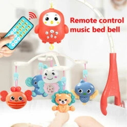 Culla Mobile Letto Campana Giocattolo Con Musica-ROSSO -Armonia Casa 98709744 3