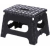 Sgabello Pieghevole - Altezza 9" Per Bambini E Adulti, Cucina, Giardino, Bagno (Nero)