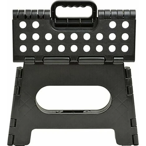 Sgabello Pieghevole - Altezza 9" Per Bambini E Adulti, Cucina, Giardino, Bagno (Nero) 2 Sgabello Pieghevole - Altezza 9" Per Bambini E Adulti, Cucina, Giardino, Bagno (Nero) - immagine 2