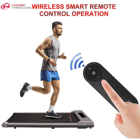 Tapis Roulant Portatile 1,5 Cavalli - 1-10 Km/h Velocità Regolabile - Grigio 5 Tapis Roulant Portatile 1,5 Cavalli - 1-10 Km/h Velocità Regolabile - Grigio - immagine 5