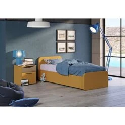 964R - Letto Cameretta 80x190 Singolo Con Secondo Letto Estraibile E Testate Personalizzabili - Salvia 7 964R - Letto Cameretta 80x190 Singolo Con Secondo Letto Estraibile E Testate Personalizzabili - Salvia -Armonia Casa 99586970 3