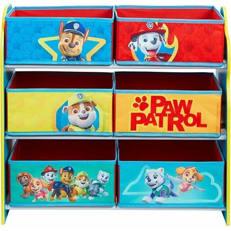 Scaffale Portagiochi Paw Patrol La Squadra Dei Cuccioli 3 Scaffale Portagiochi Paw Patrol La Squadra Dei Cuccioli - immagine 3