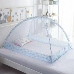 Zanzariera Per Letto Pieghevole, Zanzariera Per Culla Portatile, Installazione Zanzariera A Cupola 120X90X100cm -Armonia Casa 99782220 3