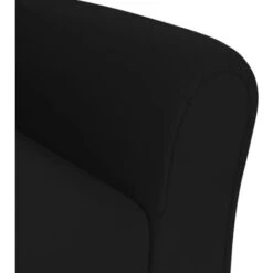 Divano Per Bambini Divano Fisso Sofa Da Soggiorno Nero In Velluto ITD89059 -Armonia Casa 99899438 5